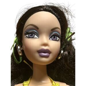 Mattel Barbie My Scene Doll 1999 Watch Swimsuit Earrings Bikini